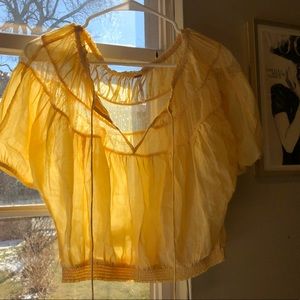 Light yellow Free People too